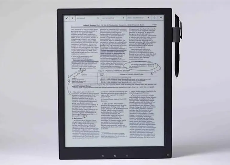Sony lanzó Digital Paper, un bloc anotador de tinta electrónica