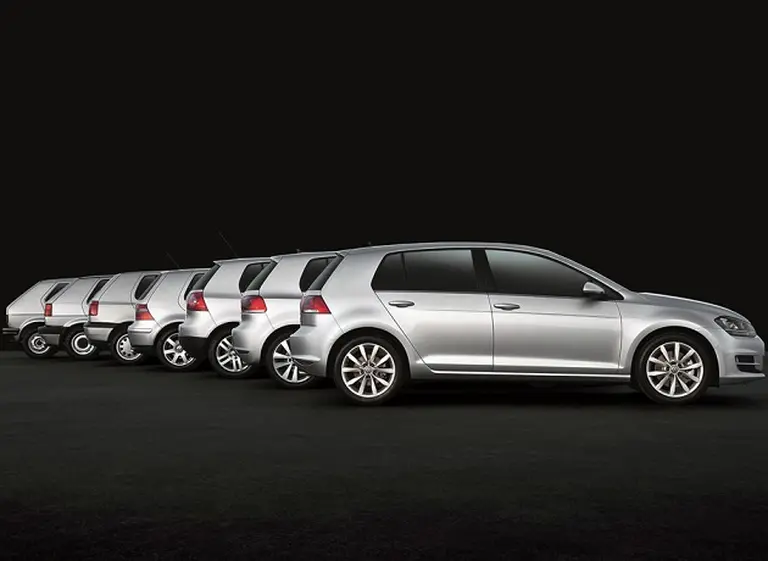 Volkswagen celebra los 40 años del Golf: la evolución hasta el VII, la última generación