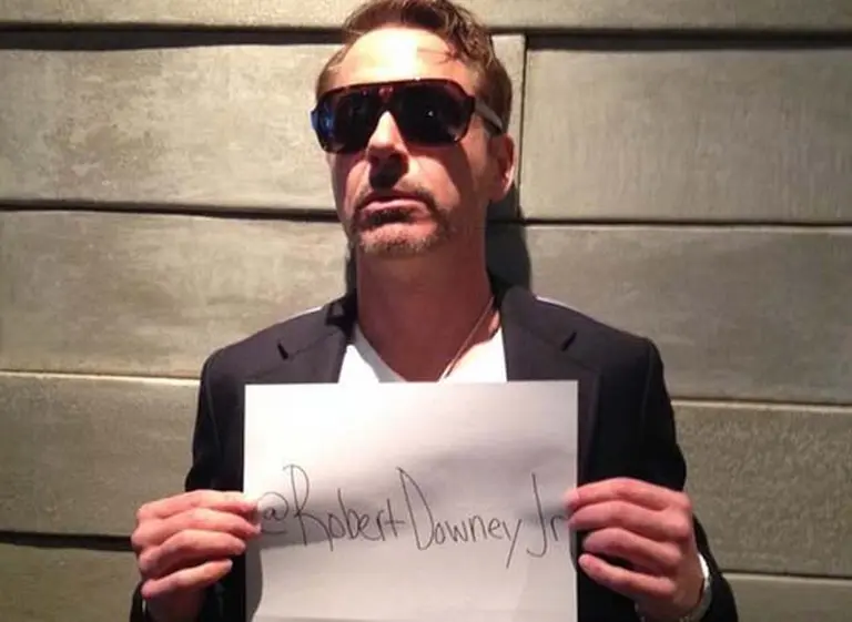 Robert Downey Jr. sumó más de un millón de seguidores en Twitter en 24 horas