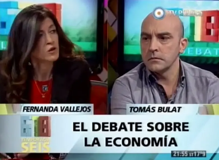 Fuerte debate en la TV pública entre economistas "pro" y "anti" modelo