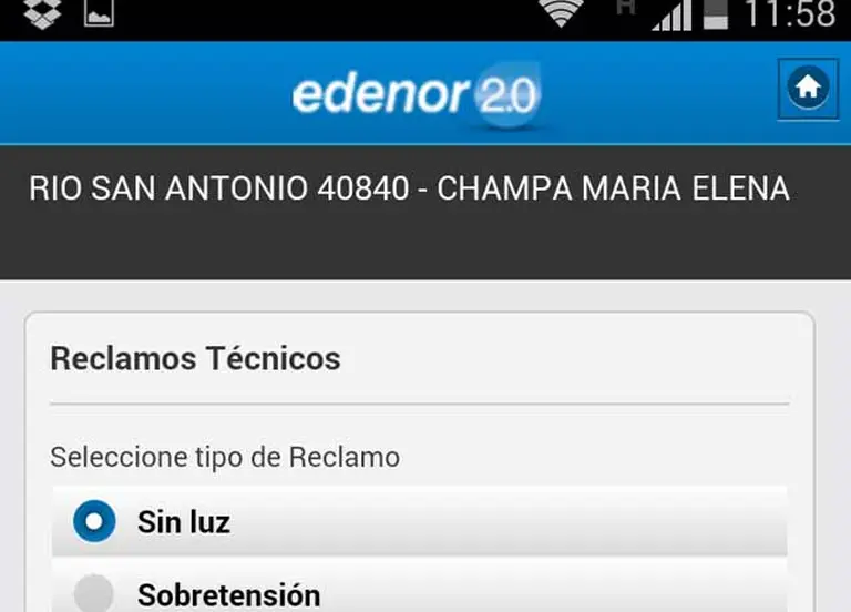 Edenor lanzó una aplicación que permite reclamar ví­a celular