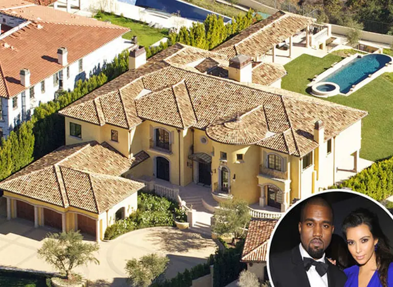 Esta es la mansión de u$s11 millones de Kim Kardashian y Kanye West