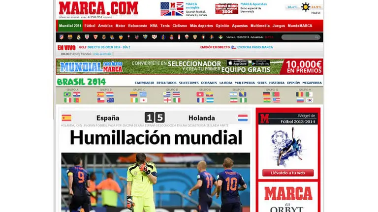 Tras la goleada, en España afirman que sufrieron una "humillación mundial"