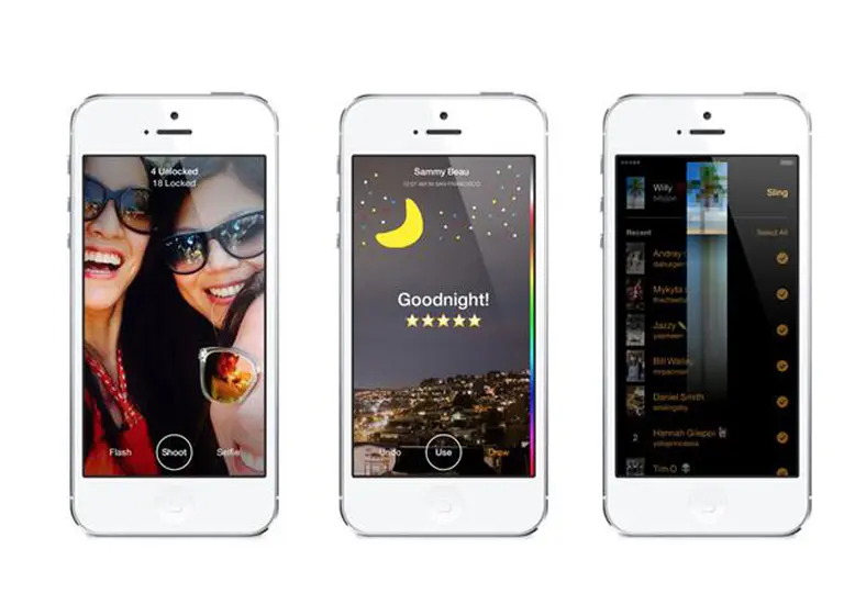Facebook lanzó Slingshot, una nueva aplicación para compartir fotos y videos