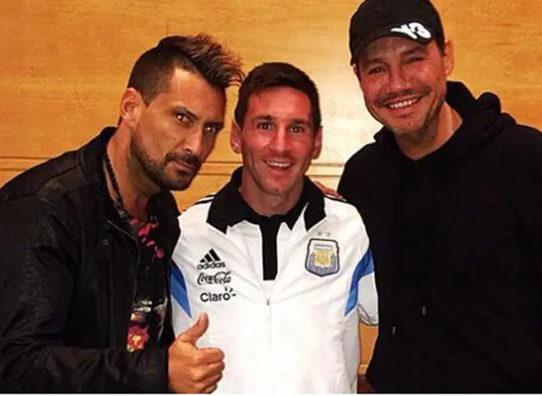 "El Tirri", Tinelli y Messi: la foto que los primos compartieron en Twitter