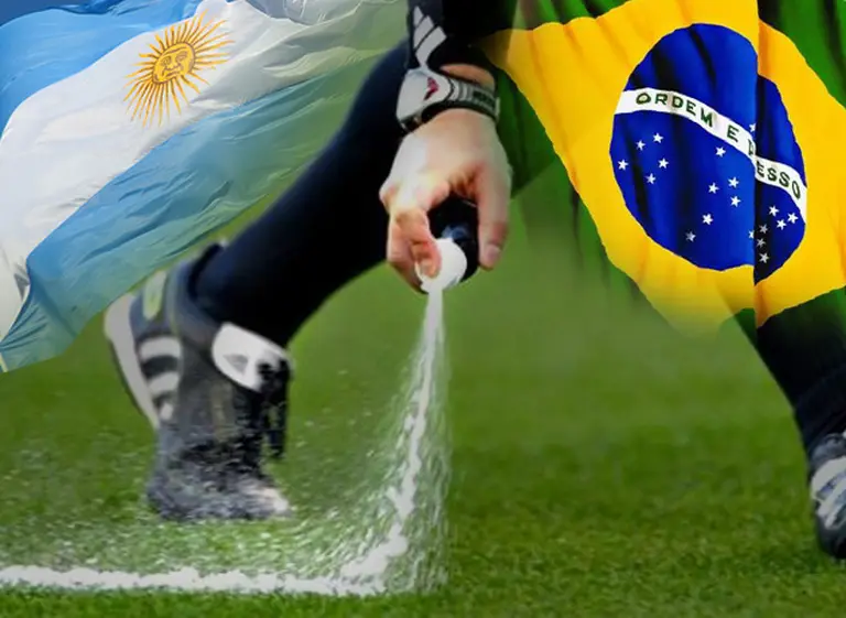 Mundial Rusia 2018: la millonaria pelea de la FIFA con los inventores del aerosol para los tiros libres