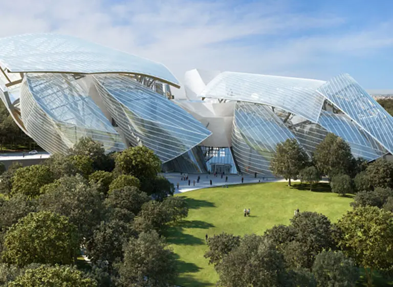 El museo Louis Vuitton diseñado por Frank Gehry está listo para abrir en Parí­s