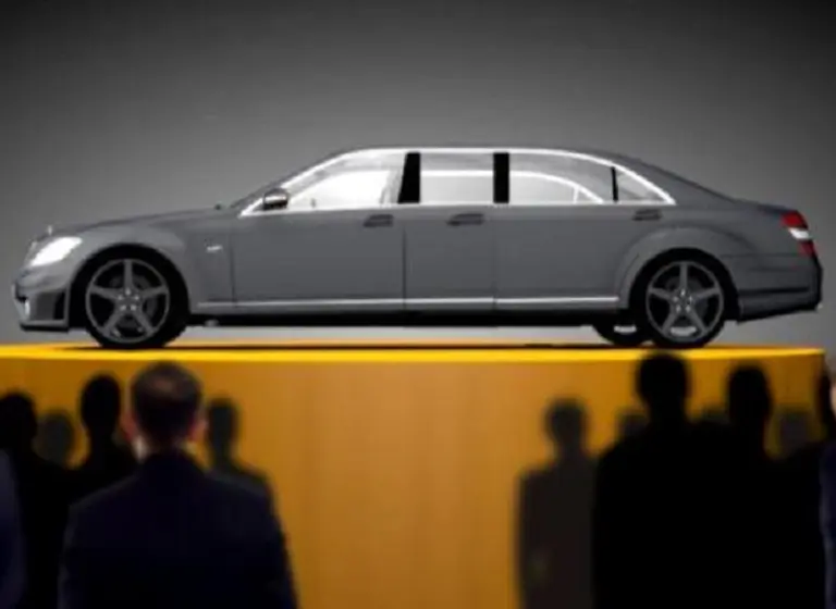 El Mercedes del millón de dólares: así­ será el auto más grande y lujoso del mundo