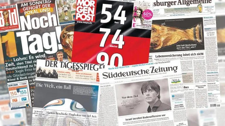 Diarios alemanes vaticinan debacle argentina en la final: "El Papa abdicará de la vergí¼enza"