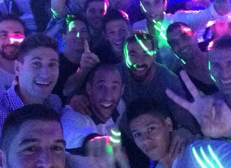 Tras el Mundial, el festejo í­ntimo de la selección argentina en la AFA