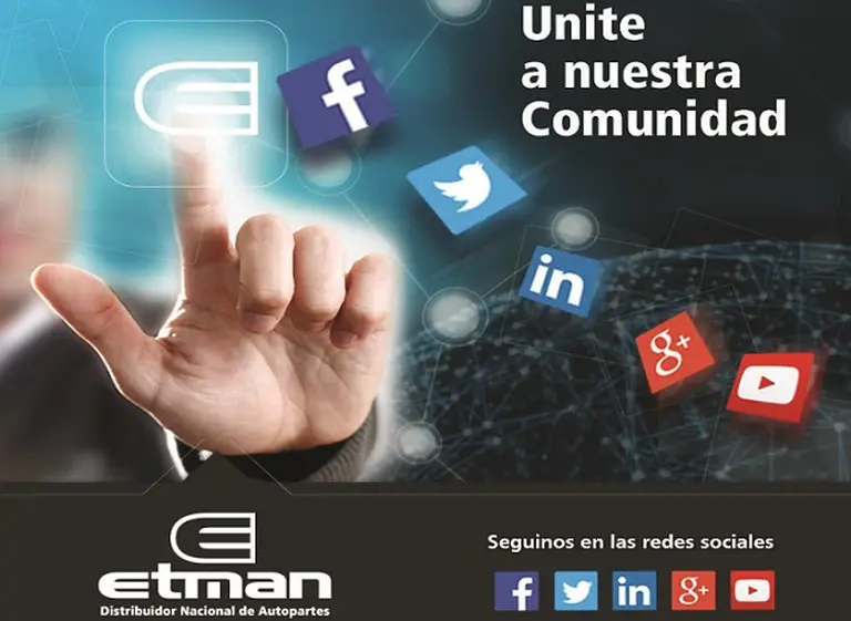 Etman, distribuidor de autopartes, anuncia su desembarco en las redes sociales