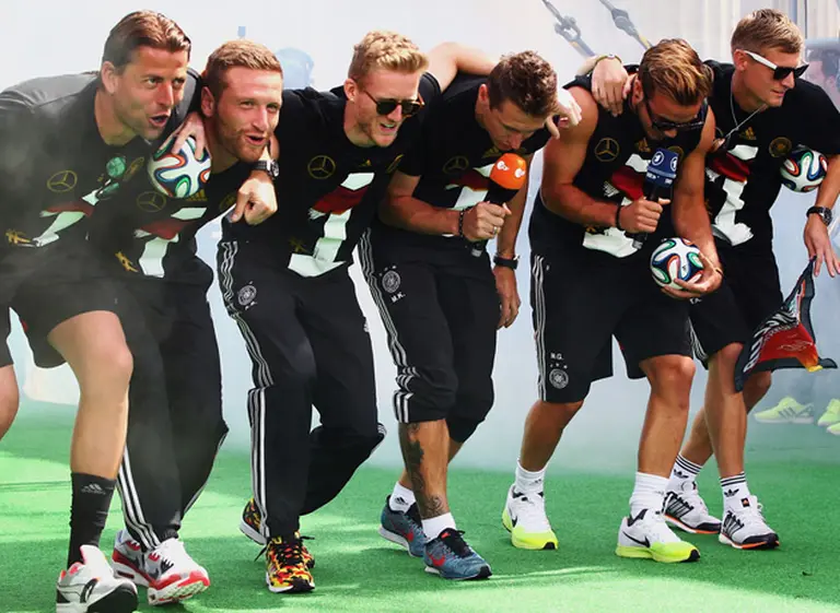 Los medios alemanes repudiaron el festejo y la "danza del gaucho" de los campeones del mundo