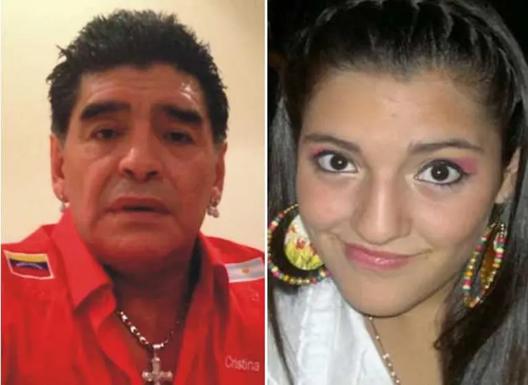 Cómo fue el primer encuentro de Maradona con su hija Jana de 18 años