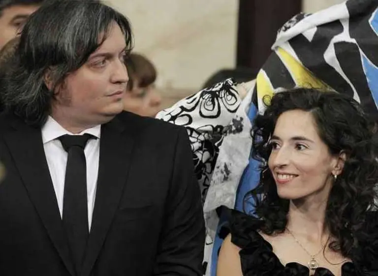 La esposa de Máximo K, al Gabinete de Santa Cruz