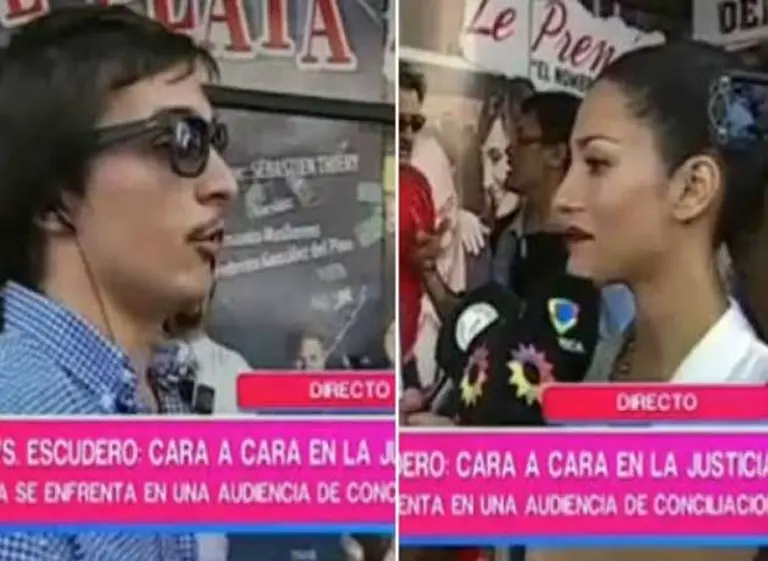 El ridí­culo cruce entre Silvina Escudero y su ex novio