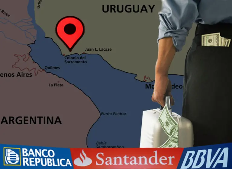 Los depósitos de argentinos en Uruguay ya son récord y una ciudad se consolida como plaza financiera