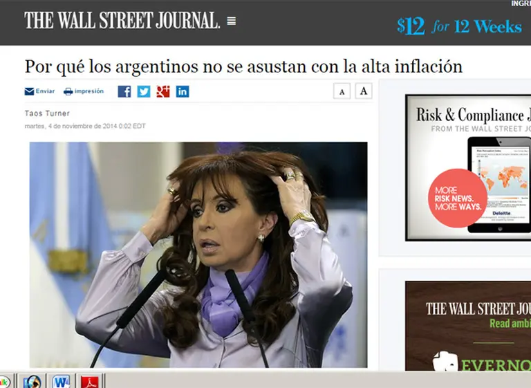 "Los argentinos desarrollaron inmunidad psicológica a la inflación"