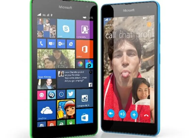 Lumia 535, el primer teléfono inteligente de Microsoft sin la marca Nokia