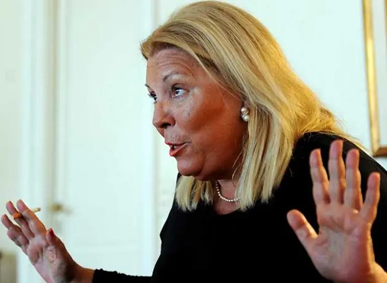 Carrió y su defensa a Fayt: "Vi un jefe de Gabinete duro por la cocaí­na"