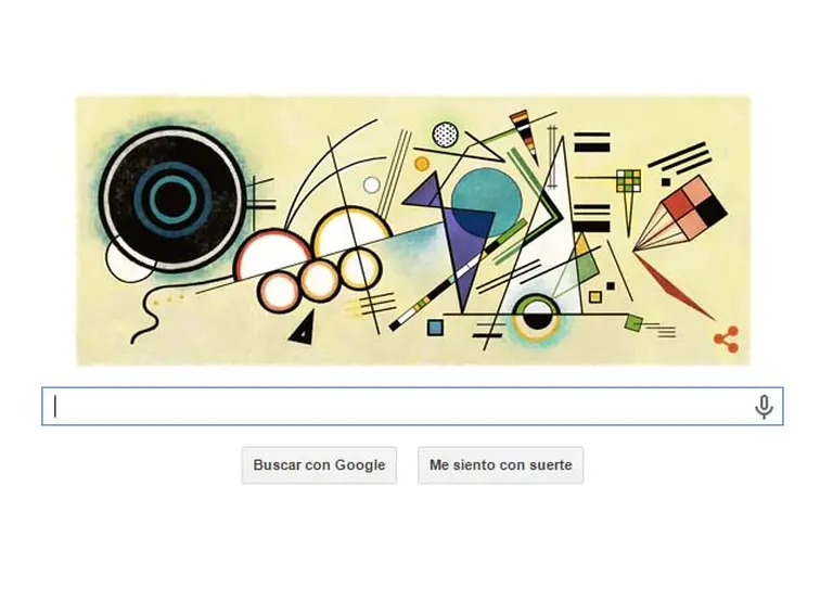 Google homenajea con un "doodle" a Wassily Kandinsky