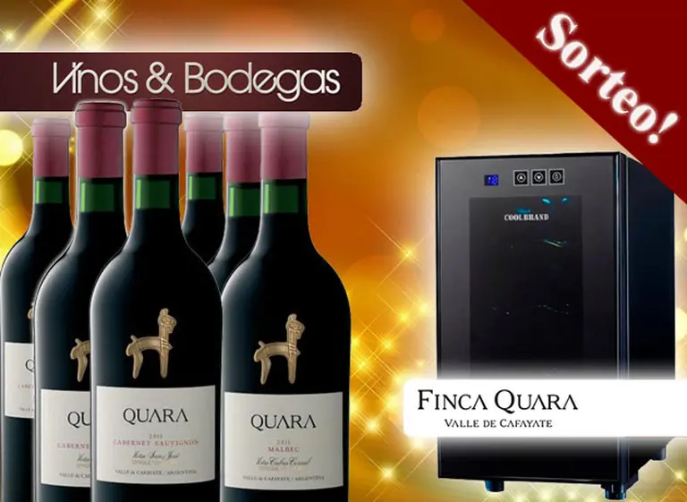 Participá por una cava refrigerada y 12 vinos de alta gama de Finca Quara