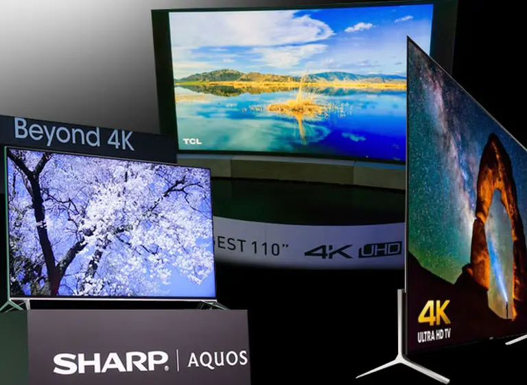 Los grandes fabricantes de televisores apuestan por resolución 4K y pantallas de hasta 110 pulgadas