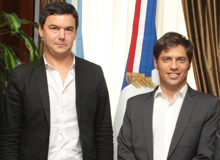 Kicillof se sacó la foto con Piketty, la estrella mundial del "neokeynesianismo"