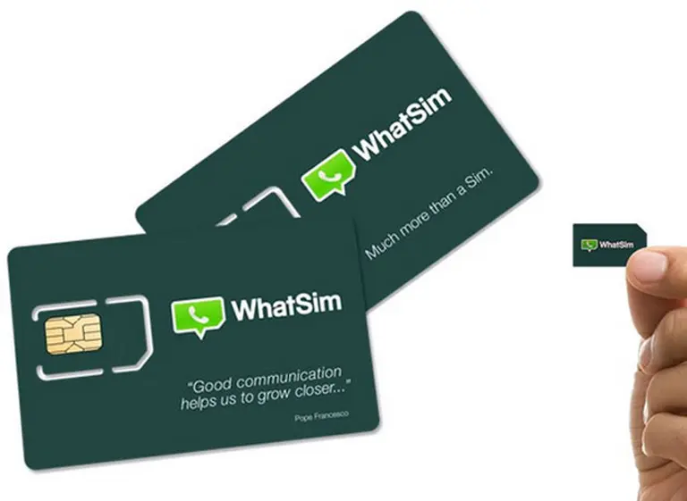 Llega la WhatSim, una tarjeta para utilizar WhatsApp sin datos ni Wi-Fi