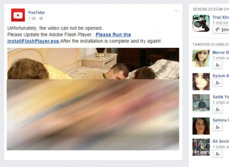 Alerta por un falso video para adultos que en Facebook