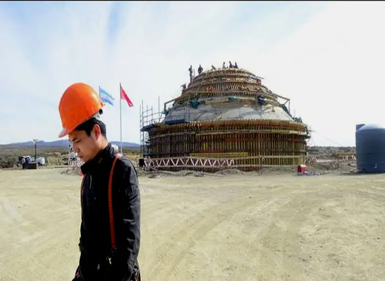 La estación espacial china en Neuquén empezará a funcionar el año que viene