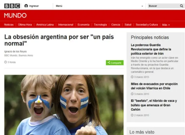 Para la BBC, la Argentina sufre una obsesión por ser "un paí­s normal"