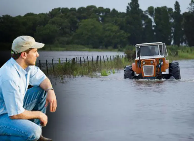 En la Provincia, hay miles de hectáreas fértiles bajo el agua y se agudiza la crisis de los productores