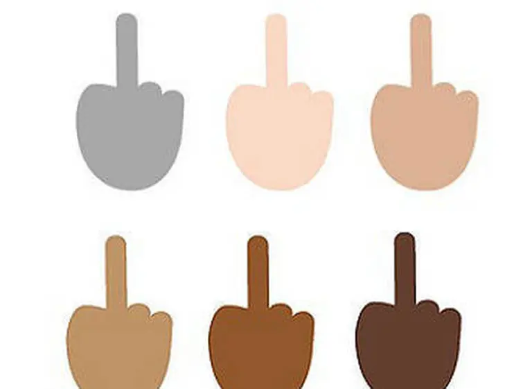 El emoticón de "fuck you" llega a celulares y PC con el Windows 10