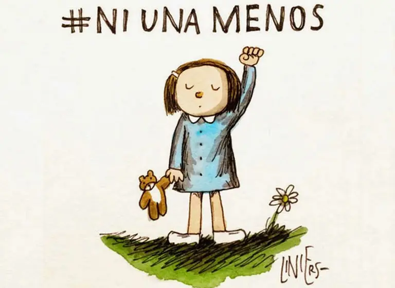 "Ni una menos", cómo un hashtag consiguió volverse una convocatoria masiva y meterse de lleno en la campaña polí­tica