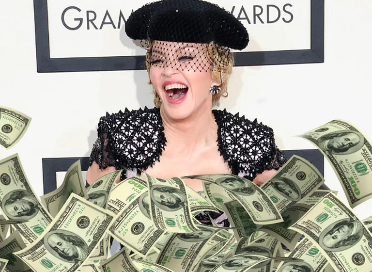 Madonna lidera el ranking de los cantantes más ricos del mundo