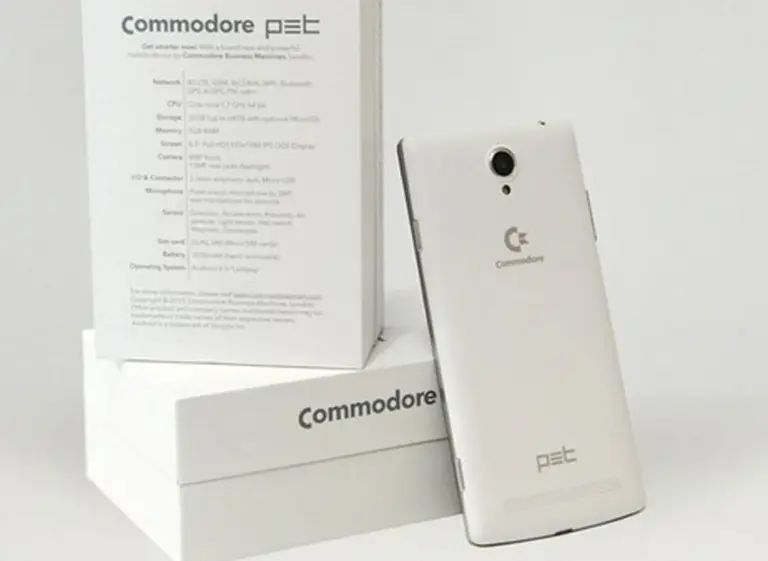 Vuelve la tradicional Commodore, pero ahora en forma de celular
