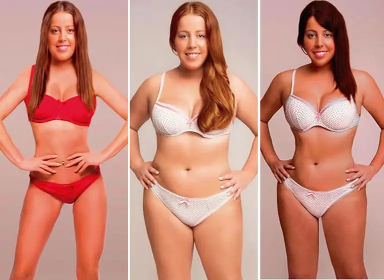 Así­ es el "cuerpo ideal" según la percepción de 18 paí­ses