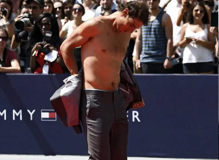 El costado hot de Rafael Nadal: se desnudó para una publicidad