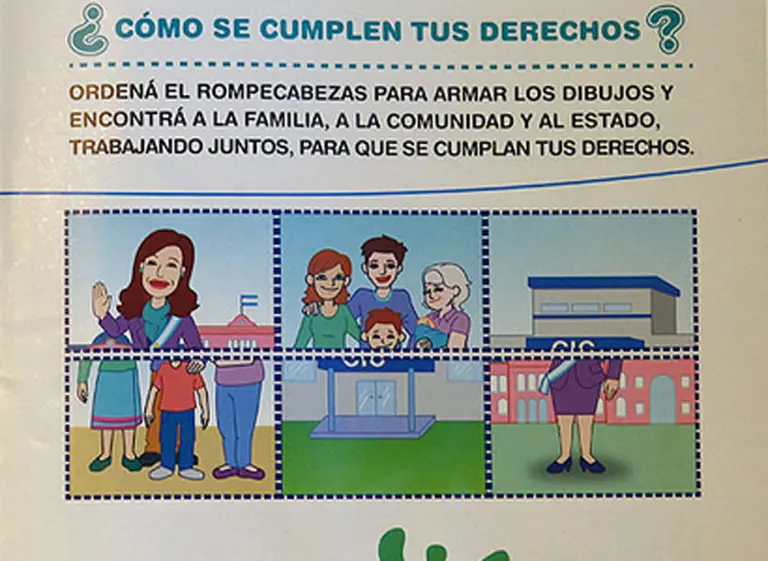 Polémica: el Gobierno reparte cuadernillos para niños con la imagen de CFK