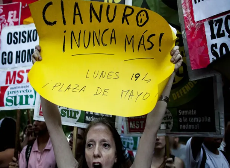 Represión en San Juan: varios heridos y 23 detenidos en piquete contra la Barrick