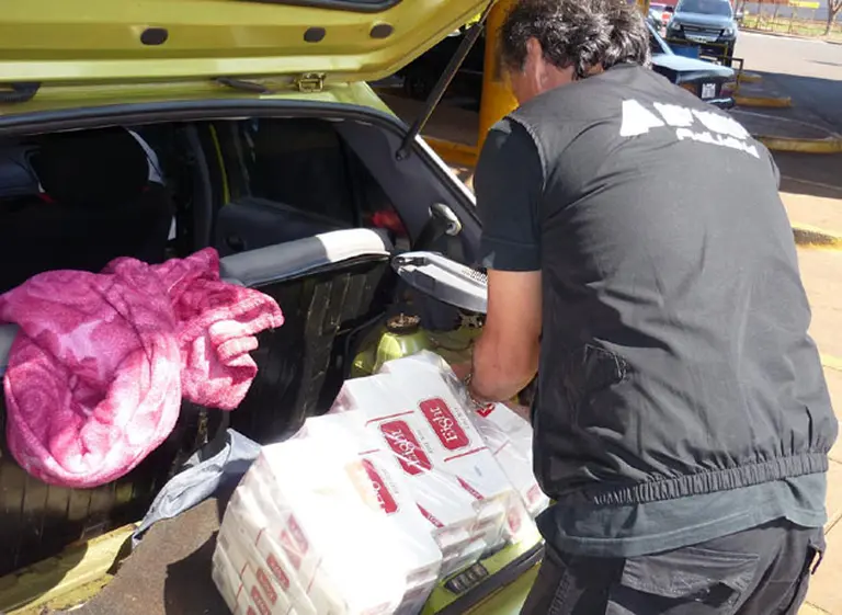 La AFIP interdictó cuatro vehí­culos valuados en más de $1 millón que intentaban ingresar mercaderí­a ilegal