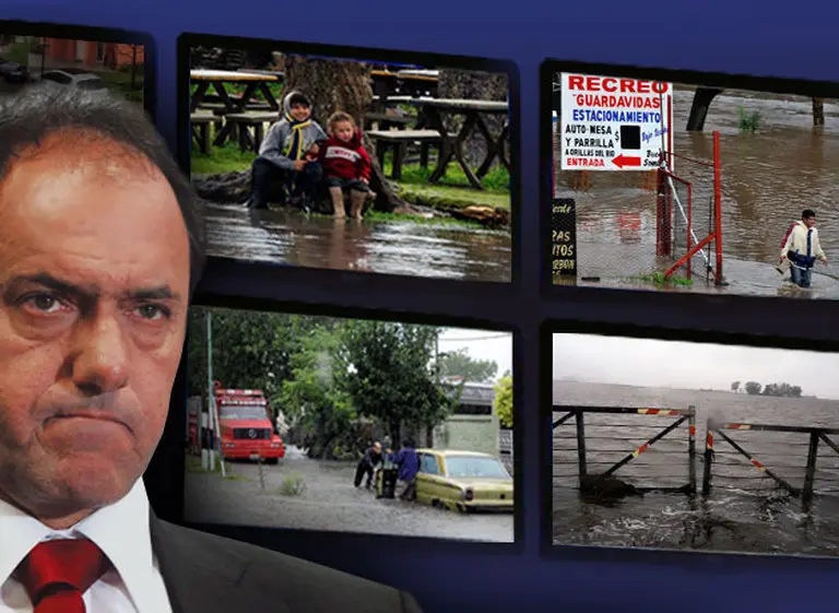 Lo que le faltaba a Scioli: prevén lluvias intensas y ya hay alerta por inundaciones en la Provincia