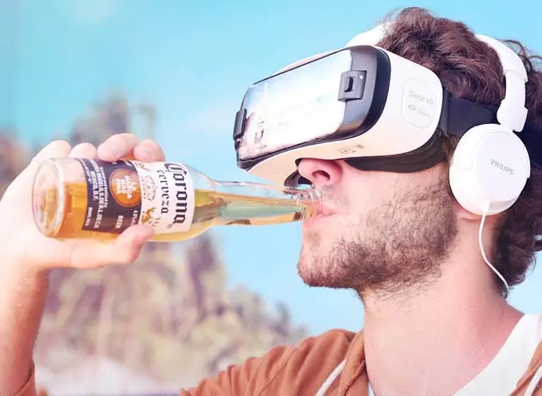 Corona trajo la experiencia de la playa a pleno Puerto Madero