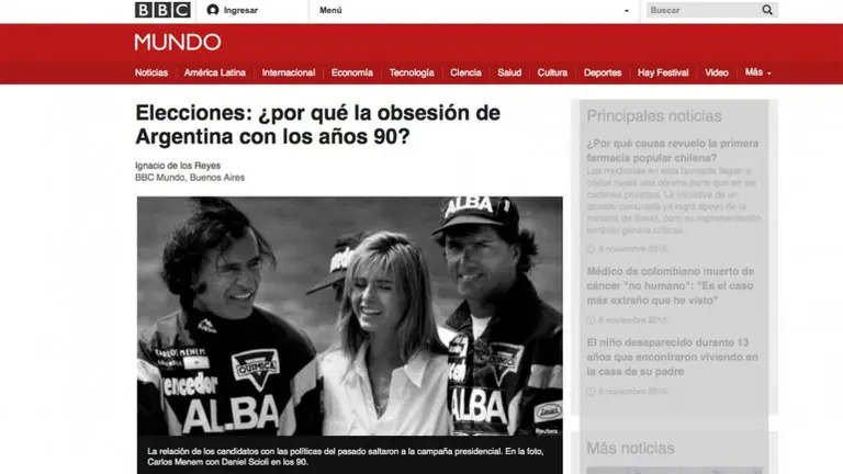 La "obsesión argentina con los años 90", bajo la mirada de la BBC