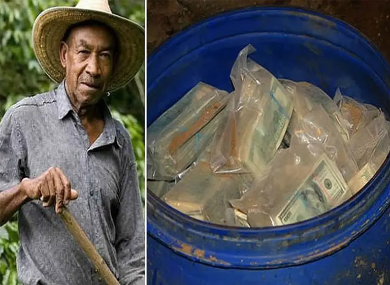 Un agricultor encuentra un valioso tesoro perteneciente a Pablo Escobar