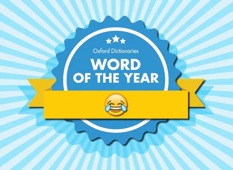 El "emoji" que llora de risa fue elegido la "palabra del año"