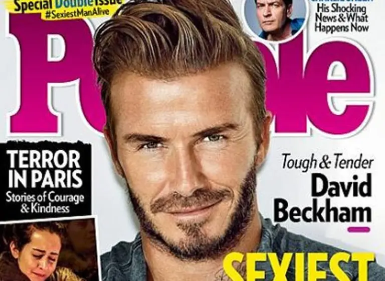 David Beckham es el hombre más sexy, según la revista People