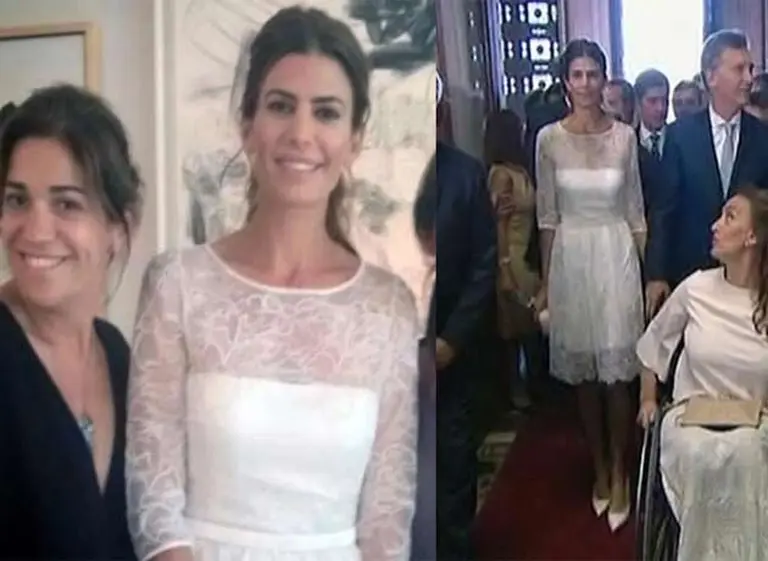 El sofisticado look de Juliana Awada en la ceremonia de jura de Mauricio Macri
