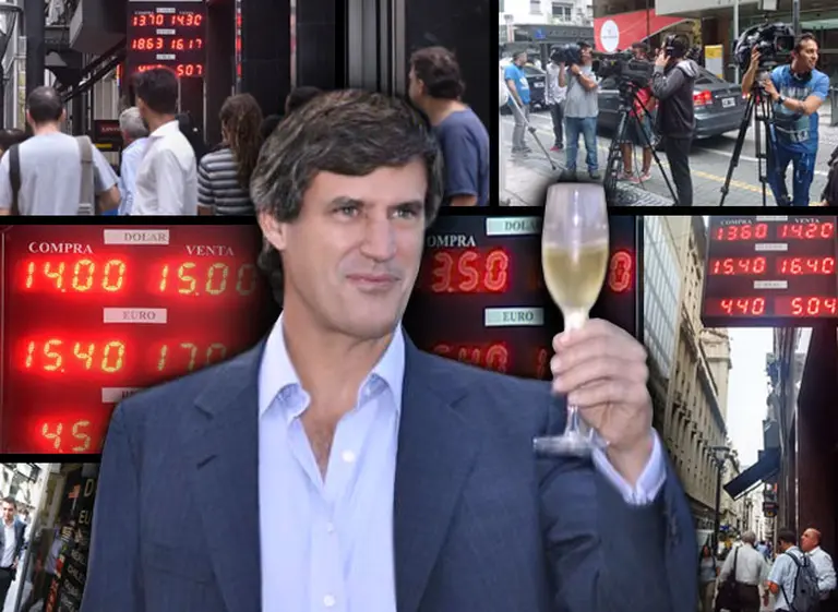 Prat Gay, eufórico: el tipo de cambio cerró debajo de $14 y hasta sobraron dólares para calmar al mercado