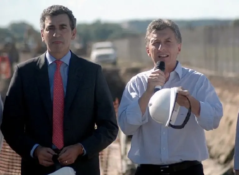 Reapareció Florencio Randazzo: inauguró una obra del tren Roca y Mauricio Macri le agradeció su gestión